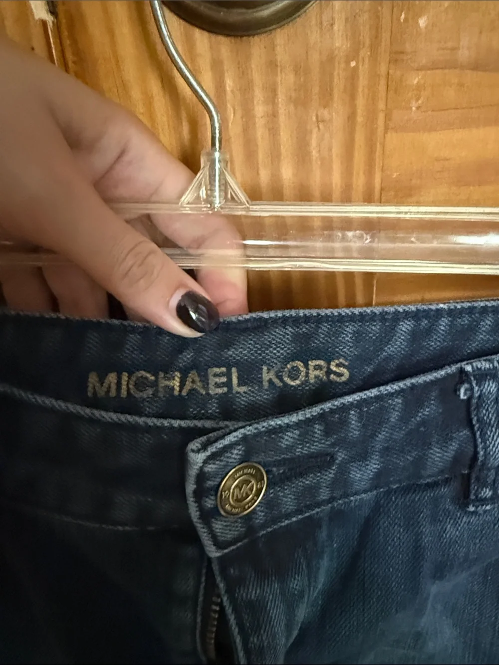 Michael Kors Dark Blue Denim Jean Shorts
